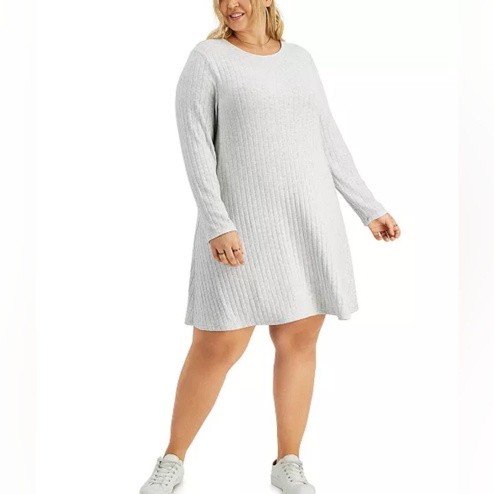 Style & Co Plus Size Ribbed-Knit Dress sz 3x